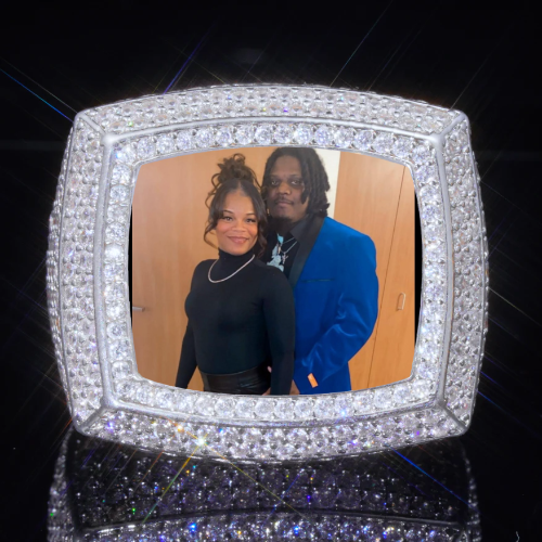 3D CUSTOM PICTURE ICED RING