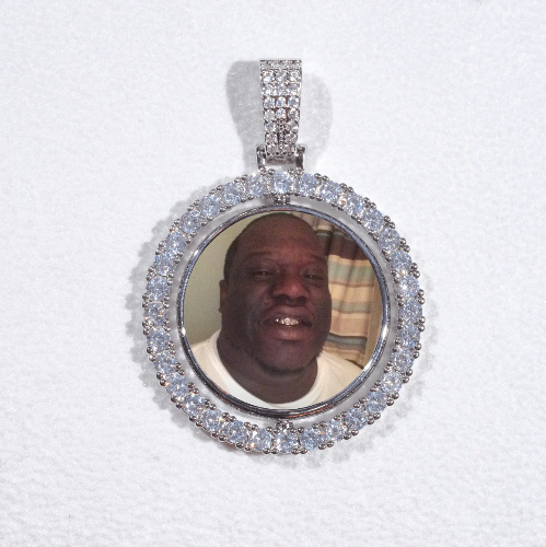 3D Spinning 2-Faced Custom Picture Pendant