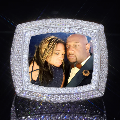 3D CUSTOM PICTURE ICED RING