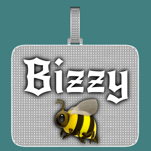 CUSTOM LETTER NECKLACE 3D BIG SQUARE