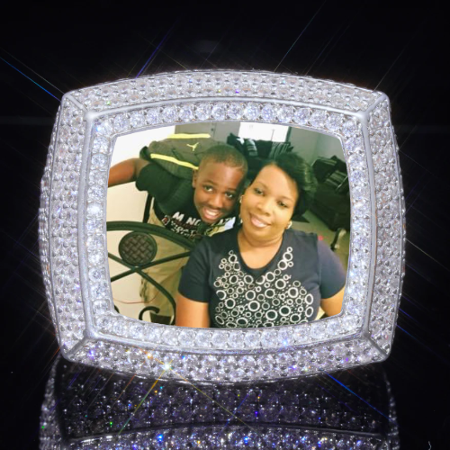 3D CUSTOM PICTURE ICED RING