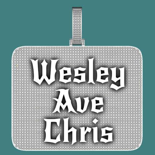 CUSTOM LETTER NECKLACE 3D BIG SQUARE