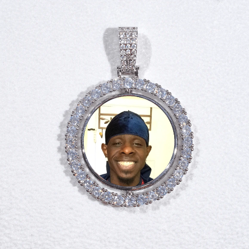 3D Spinning 2-Faced Custom Picture Pendant