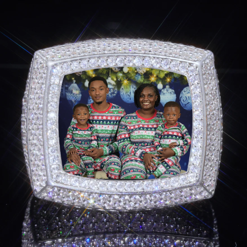 3D CUSTOM PICTURE ICED RING