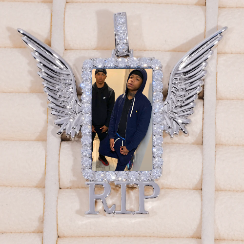 RIP WING 3D CUSTOM PICTURE PENDANT