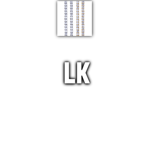 Custom Letters Baguette Two Layer Necklace