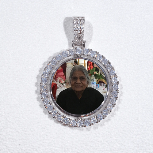3D Spinning 2-Faced Custom Picture Pendant
