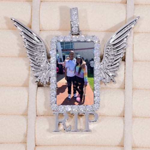 RIP WING 3D CUSTOM PICTURE PENDANT