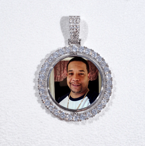 3D Spinning 2-Faced Custom Picture Pendant
