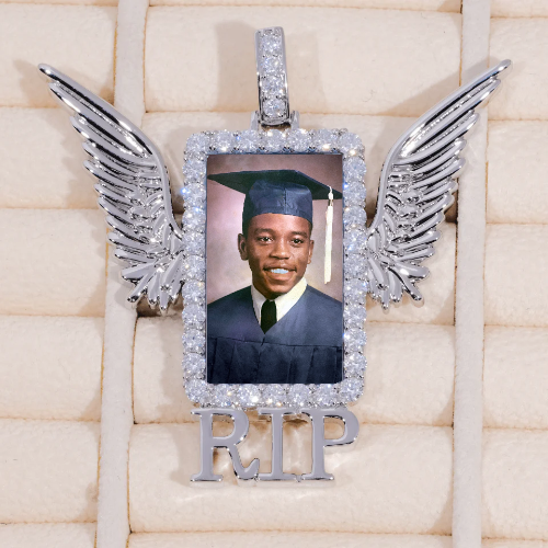 RIP WING 3D CUSTOM PICTURE PENDANT