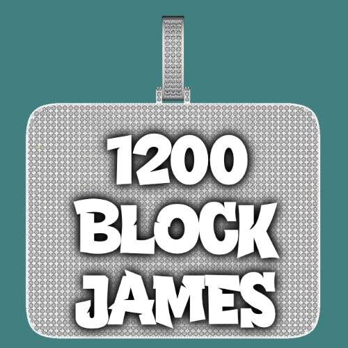 CUSTOM LETTER NECKLACE 3D BIG SQUARE