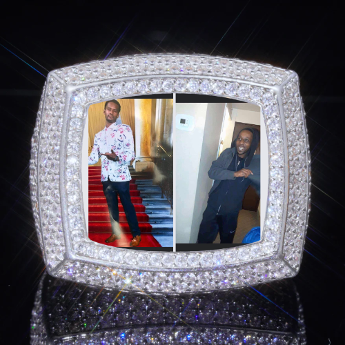 3D CUSTOM PICTURE ICED RING