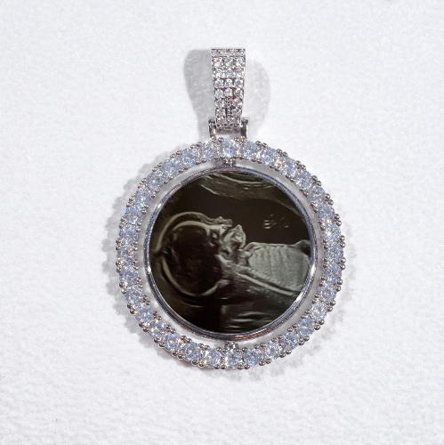 3D Spinning 2-Faced Custom Picture Pendant