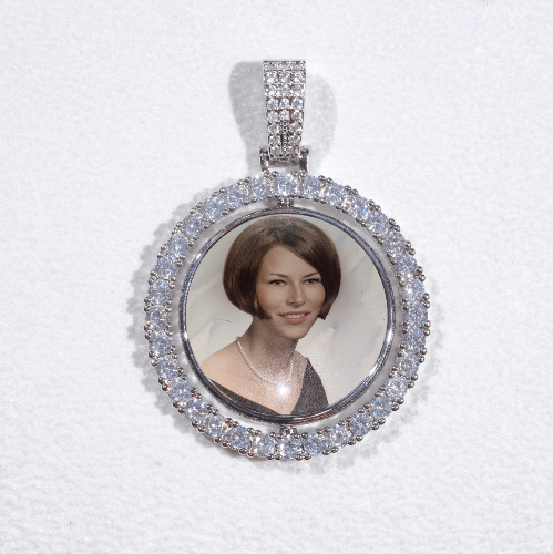 3D Spinning 2-Faced Custom Picture Pendant