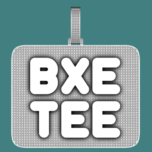 CUSTOM LETTER NECKLACE 3D BIG SQUARE
