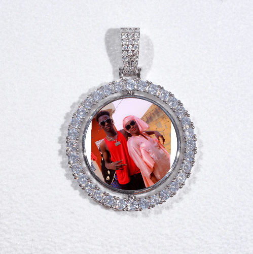 3D Spinning 2-Faced Custom Picture Pendant