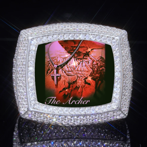 3D CUSTOM PICTURE ICED RING