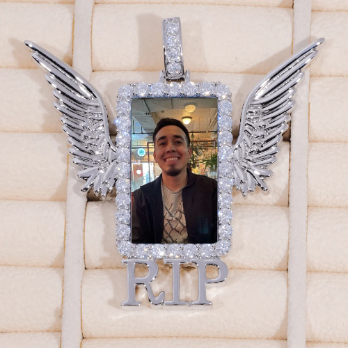 RIP WING 3D CUSTOM PICTURE PENDANT