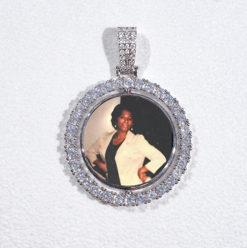 3D Spinning 2-Faced Custom Picture Pendant