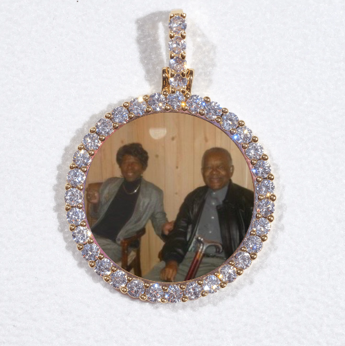3D CIRCLE CUSTOM PICTURE PENDANT SMALL SIZE