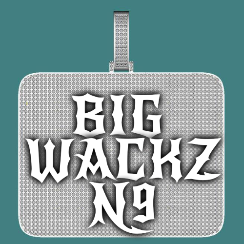 CUSTOM LETTER NECKLACE 3D BIG SQUARE
