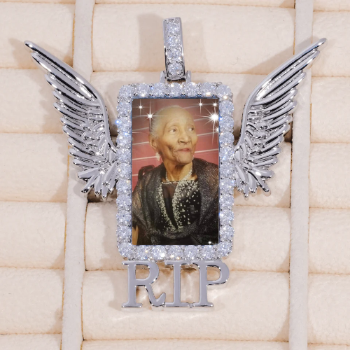 RIP WING 3D CUSTOM PICTURE PENDANT