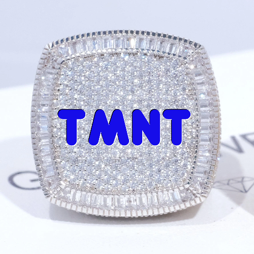 CUSTOM LETTER 3D ICED RING