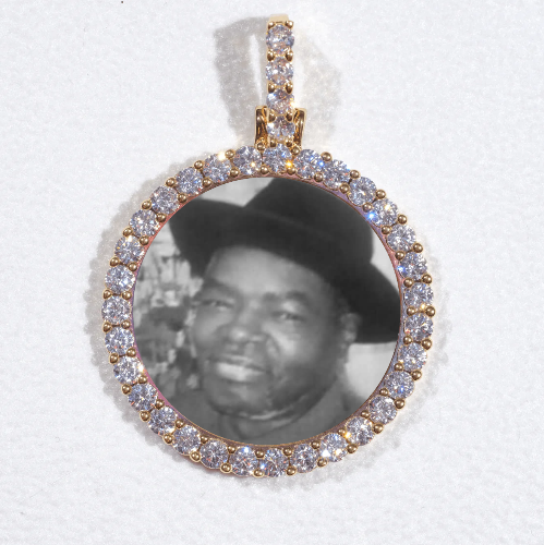 3D CIRCLE CUSTOM PICTURE PENDANT SMALL SIZE