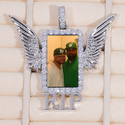 RIP WING 3D CUSTOM PICTURE PENDANT