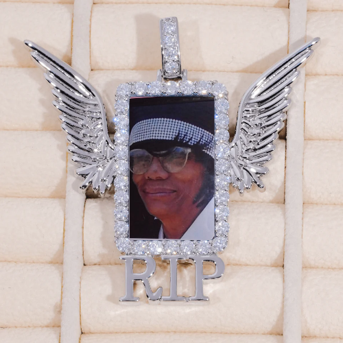 RIP WING 3D CUSTOM PICTURE PENDANT