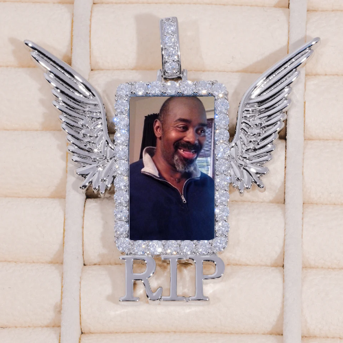 RIP WING 3D CUSTOM PICTURE PENDANT