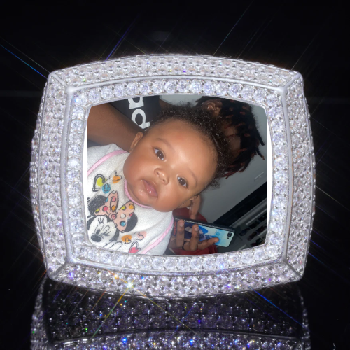 3D CUSTOM PICTURE ICED RING