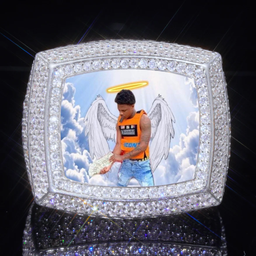3D CUSTOM PICTURE ICED RING