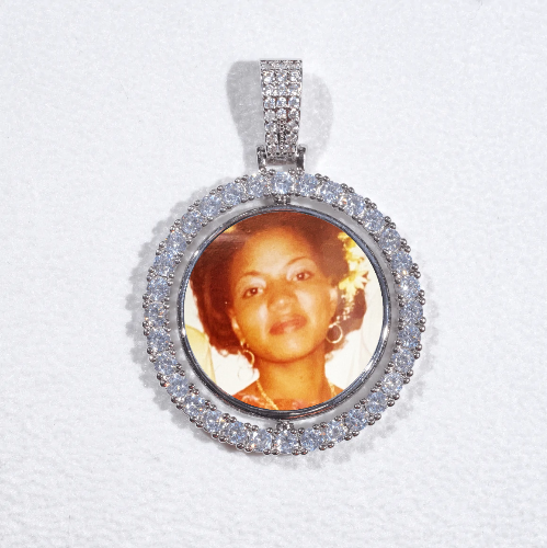 3D Spinning 2-Faced Custom Picture Pendant