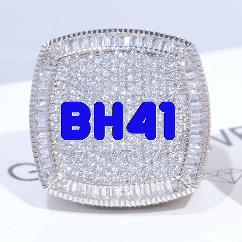 CUSTOM LETTER 3D ICED RING
