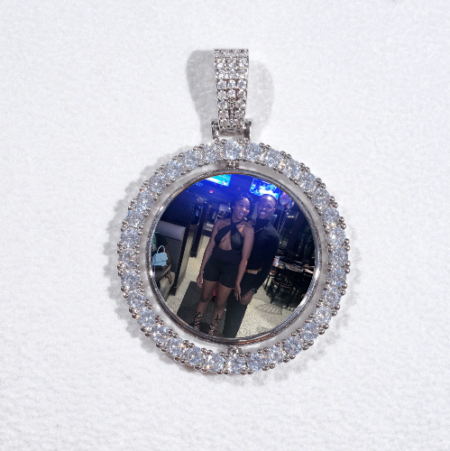 3D Spinning 2-Faced Custom Picture Pendant