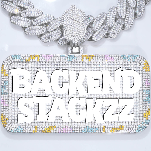 CUSTOM LETTER NECKLACE 3D COLORFUL SQUARE