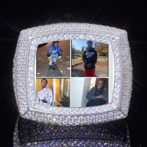 3D CUSTOM PICTURE ICED RING
