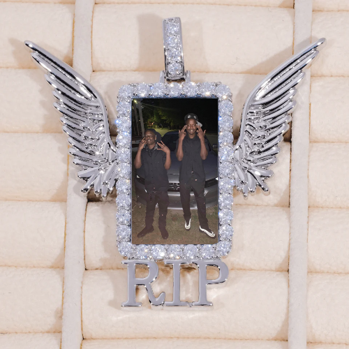 RIP WING 3D CUSTOM PICTURE PENDANT