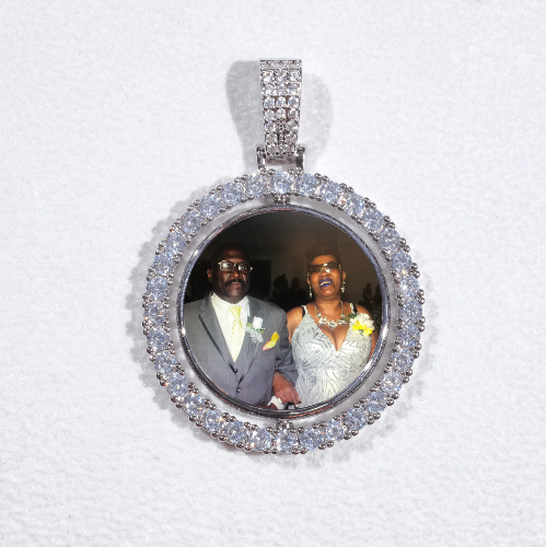 3D Spinning 2-Faced Custom Picture Pendant