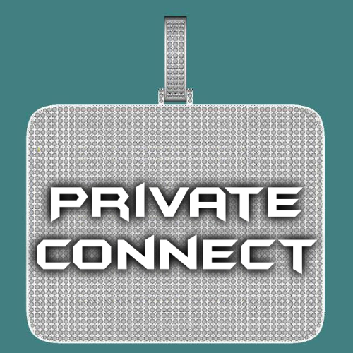CUSTOM LETTER NECKLACE 3D BIG SQUARE