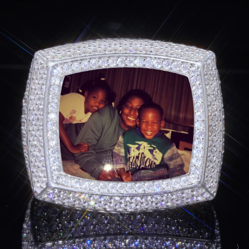 3D CUSTOM PICTURE ICED RING