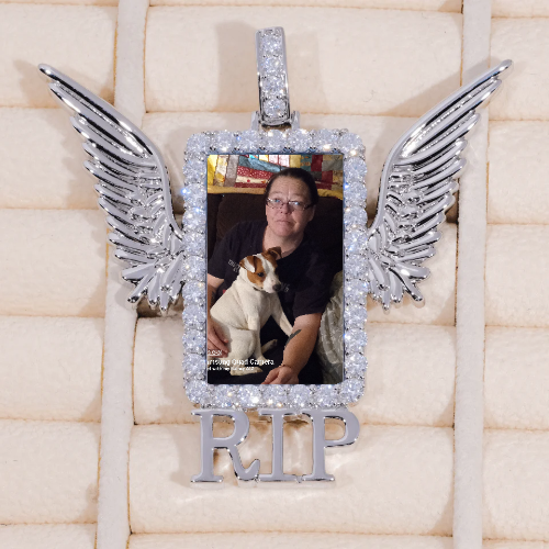 RIP WING 3D CUSTOM PICTURE PENDANT