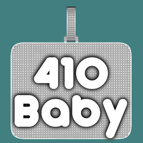 CUSTOM LETTER NECKLACE 3D BIG SQUARE