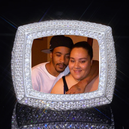 3D CUSTOM PICTURE ICED RING