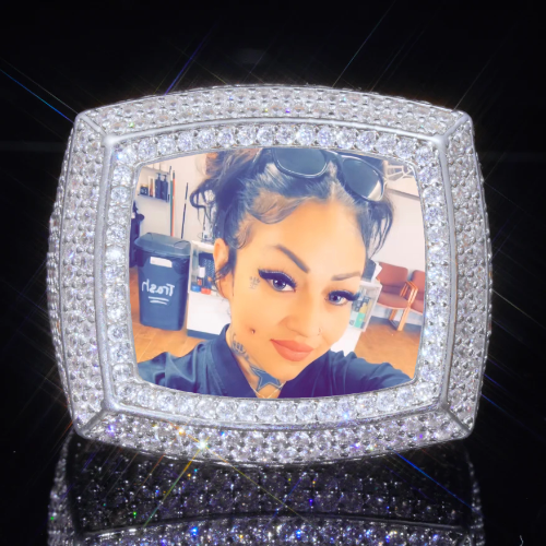 3D CUSTOM PICTURE ICED RING
