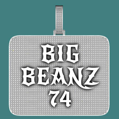 CUSTOM LETTER NECKLACE 3D BIG SQUARE