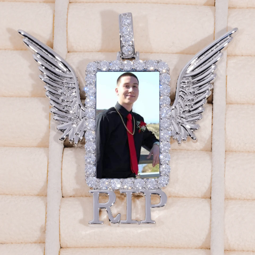 RIP WING 3D CUSTOM PICTURE PENDANT