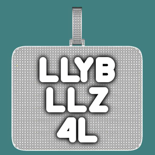 CUSTOM LETTER NECKLACE 3D BIG SQUARE