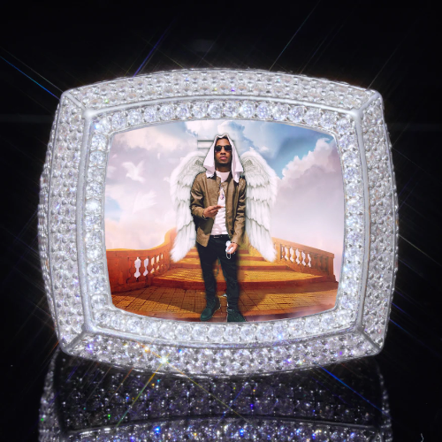 3D CUSTOM PICTURE ICED RING